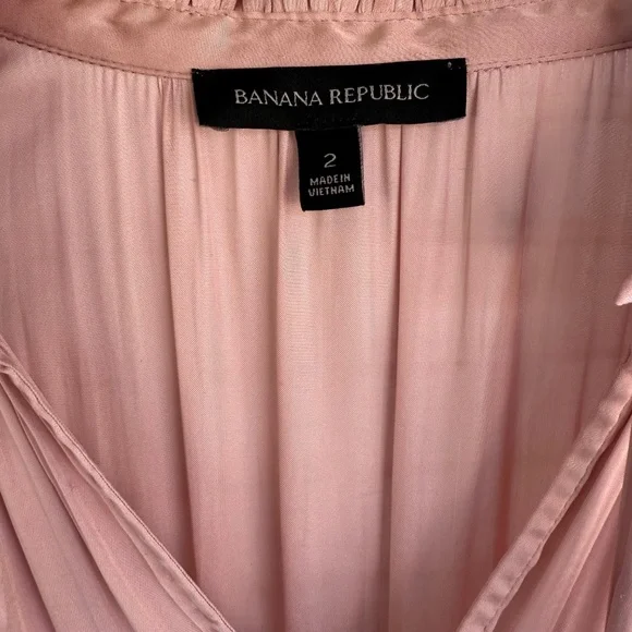 Banana Republic Soft Satin Maxi Dress – Blush Pink, Size 2, EUC - Picture 6 of 6